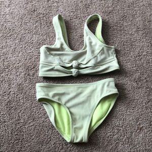 Cute yellow bikini for kids